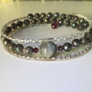 Labradorit, Bicones und Miyuki-Perlen